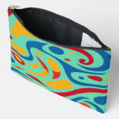 Schattigee kleurrijke trendy classic pattern acces etui (Open)