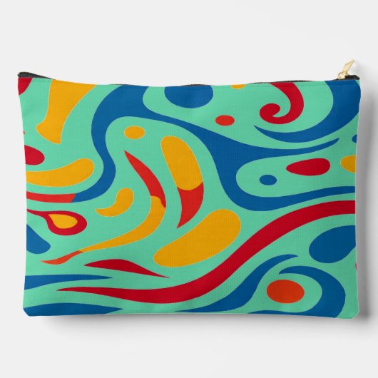 Schattigee kleurrijke trendy classic pattern acces etui (Achterkant)