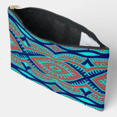 Schattigee kleurrijke trendy classic pattern acces etui (Open)