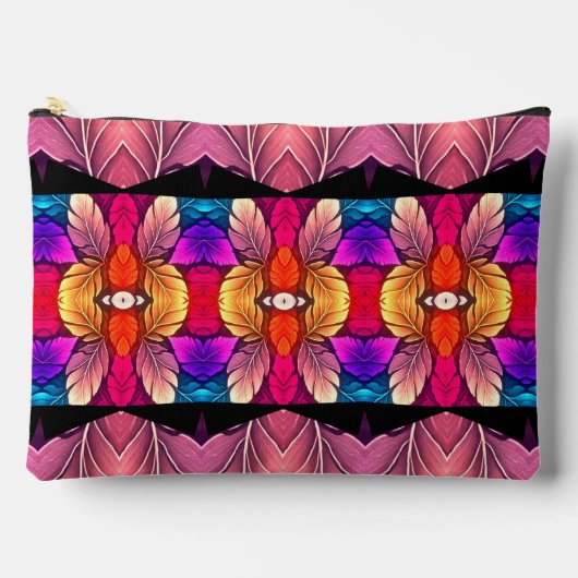 Schattigee kleurrijke trendy classic pattern acces etui (Voorkant)