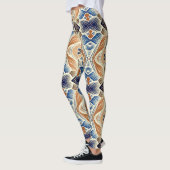 Schattigee kleurrijke trendy "Ratti_Creative_Arts" Leggings (Links)