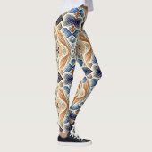 Schattigee kleurrijke trendy "Ratti_Creative_Arts" Leggings (Rechts)