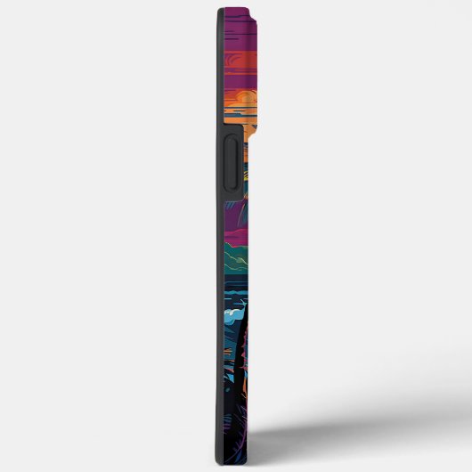 Schattigee Kleurrijke Tropische Hawaïaanse Zonsond Case-Mate iPhone Case (Achterkant / Rechts)