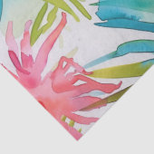 Schattigee kleurrijke tropische Waterverf krabben Tissuepapier (Detail)