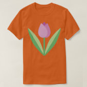 Schattigee kleurrijke tulp t-shirt (Design voorkant)