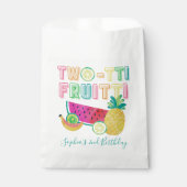 Schattigee kleurrijke Twotti Frutti 2e Verjaardag Bedankzakje (Voorkant)