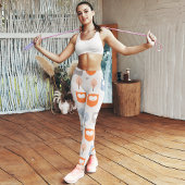 Schattigee kleurrijke uilen leggings