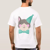 Schattigee kleurrijke vader van het verjaardagsmei t-shirt (Achterkant)