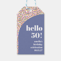 Schattigee Kleurrijke Waterverf Dot Custom Verjaar