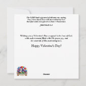 Schattigee Kleurrijke Waterverf Katten Bloemen Val Feestdagenkaart (Achterkant)