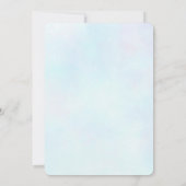 Schattigee Kleurrijke Waterverf Vlinders Bruiloft Kaart (Achterkant)