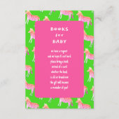 Schattigee Kleurrijke Zebra's Custom Baby shower Informatiekaartje (Voorkant)