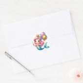 Schattigee Kleurrijke Zeemeermin Stickers (Envelop)