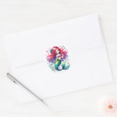 Schattigee Kleurrijke Zeemeermin Stickers (Envelop)