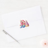 Schattigee Kleurrijke Zeemeermin Stickers (Envelop)
