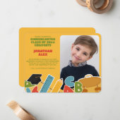 Schattigee kleuterschool Afstuderen Aankondiging (Voorkant / Achterkant in situ)