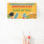 Schattigee kleuterschool Afstuderen Aankondiging Spandoek (Insitu)