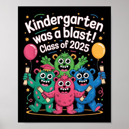 Schattigee kleuterschool Afstuderen CL van 2025 Af Poster (Voorkant)