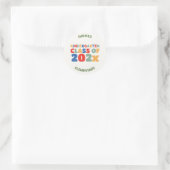Schattigee Kleuterschool Graduation Party Favor Ronde Sticker (Tas)