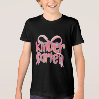 Schattigee kleuterschool ontwerp met lint Tri-Blend shirt