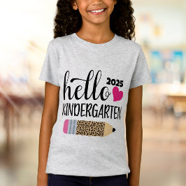 Schattigee kleuterschool T-shirt Terug naar school