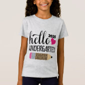 Schattigee kleuterschool T-shirt Terug naar school (Voorkant)