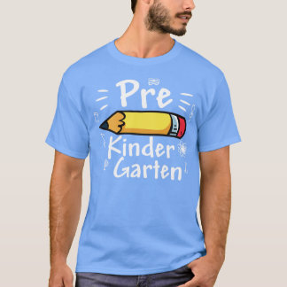 Schattigee kleuterschool terug naar school Pre K T T-shirt