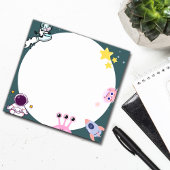 Schattigee kleverige notities met een ruimtethema  post-it® notes