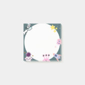 Schattigee kleverige notities met een ruimtethema post-it® notes (Voorkant)