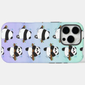 Schattigee klimpanda dubbele zijkant vooraan Case-Mate iPhone case (Achterkant (horizontaal))