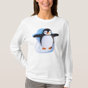 Schattigee knuffelbare pinguïn t-shirt