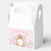 Schattigee knuffelbeer verjaardagsgunst box bedankdoosjes (Geopend)