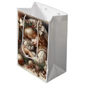 Schattigee Knuffelkitten Kerst Medium Cadeauzakje (Voorkant Gekanteld)