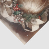 Schattigee Knuffelkitten Kerst Tissuepapier (Detail)