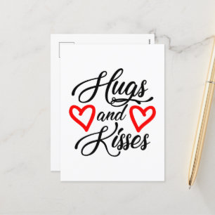 Schattigee knuffels kussen Valentijn Feestdagenkaart
