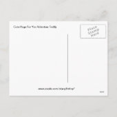 Schattigee knuffels voor jou Valentijn Teddy Feestdagenkaart (Achterkant)