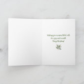 Schattigee Koala Aquarel Vakantie Kerst Kaart (Binnen)