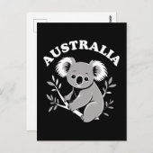 Schattigee Koala - Australië Briefkaart (Voorkant / Achterkant)