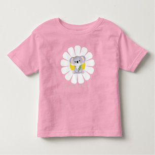 Schattigee koala Beer daisy flower Zoo Dierenliefd Kinder Shirts