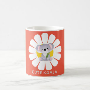Schattigee koala Beer daisy flower Zoo Dierenliefd Koffiemok