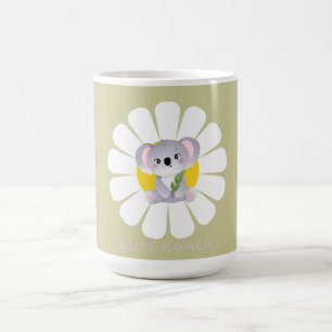 Schattigee koala Beer daisy flower Zoo Dierenliefd Koffiemok