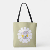 Schattigee koala Beer daisy flower Zoo Dierenliefd Tote Bag (Achterkant)