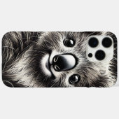 Schattigee Koala Beer Illustratie op getextureerd Case-Mate iPhone Case (Achterkant (horizontaal))
