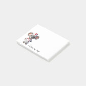 Schattigee Koala Beer Nurse Gepersonaliseerd 4x4 Post-it® Notes (Schuin)