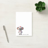 Schattigee Koala Beer Nurse Gepersonaliseerd 4x6 Post-it® Notes (Kantoor)