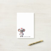 Schattigee Koala Beer Nurse Gepersonaliseerd 4x6 Post-it® Notes (Op bureau)