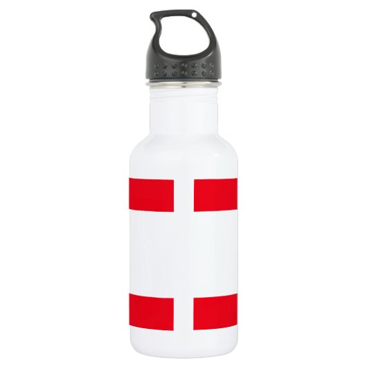 Schattigee Koala Beer Nurse met rode stethoscoop Waterfles (Achterkant)