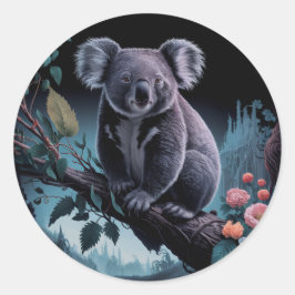 SCHATTIGEE KOALA BEER STICKER