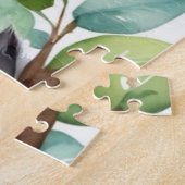 Schattigee Koala Beer Waterverf gepersonaliseerd Legpuzzel (Zijkant)