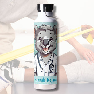 Schattigee Koala Cadeaus voor Fysiotherapeuten Art Waterfles